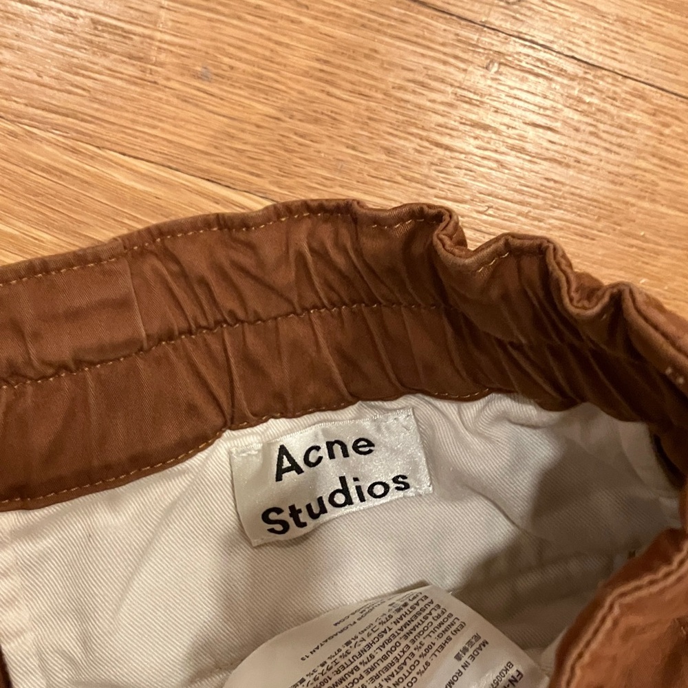 Acne Men's Tan Chinos - Picture 3 of 4